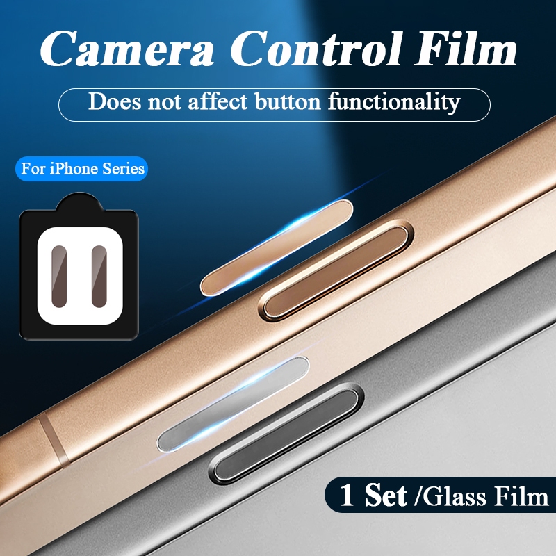 Adesivo De Botão De Controle De Câmera De Vidro Temperado Para iPhone 17ProMax/17 Pro/16 Plus Max Película Protetora Ant em Oferta na Shopee