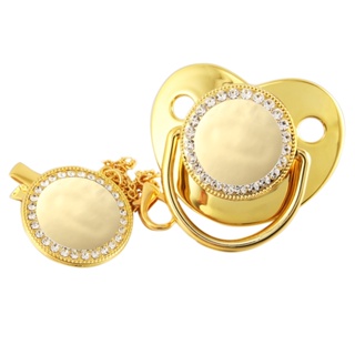 Chupeta De Bebê Em Branco Com Clipe De Corrente Para Atacado em Oferta na Shopee