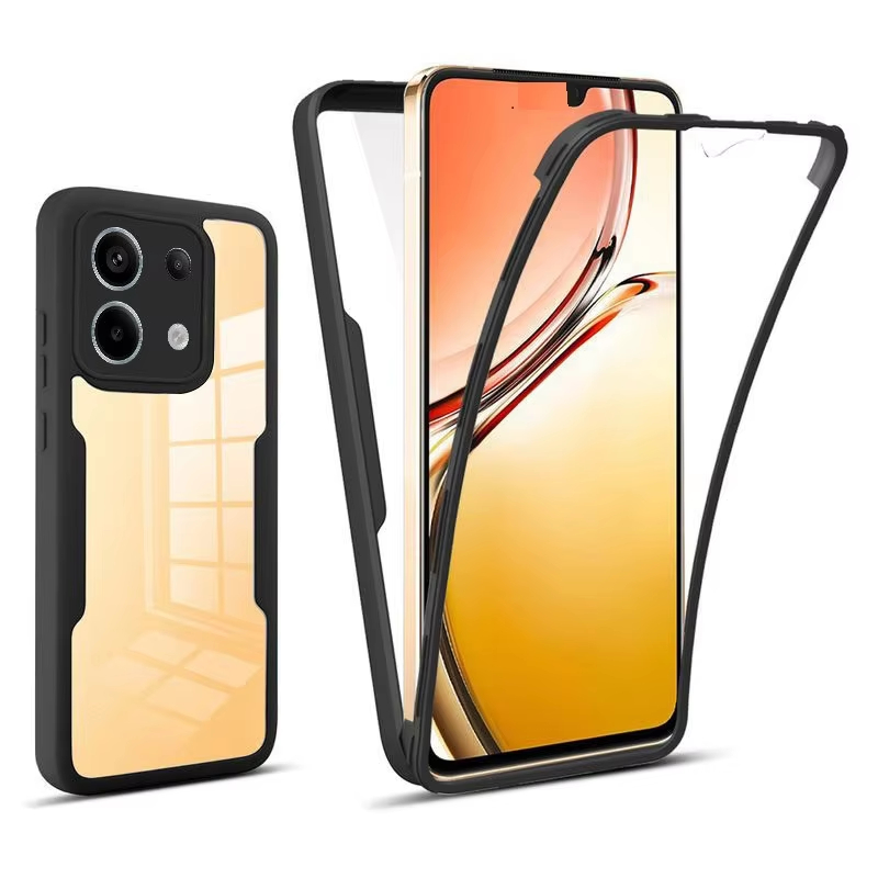 Capa Dupla Para Xiaomi 15T Pro 14T 13T 17T Poco X8 X7 F8 Ultra Redmi A5 Note15 Caso Filme Protetor De Tela Cobertura Com