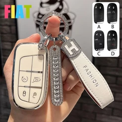 Capa Para Chave De Carro Fiat Adequada Freemont/TORO/CRONOS/Pulse/FASTBACK TPU Chaveiro Com Arco