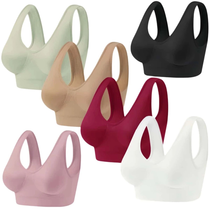 Z&D Lingerie Top Casual Com Bojo Sem Aro Sutiã Esportiva 22121 em Oferta na Shopee