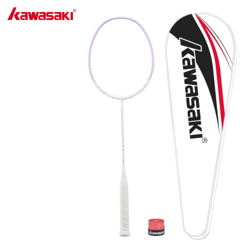 Raquete De Badminton Kawasaki AURORA 5U 18-30LBS Adequada Para Jogadores Profissionais 40T Velocidade De Grafite De Alto - Sports & Outdoors