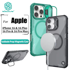 Nillkin Iceblade Capa Magnética Para iPhone 16 Pro Max 16 Plus De Telefone Flip Lente Protetora Traseira
