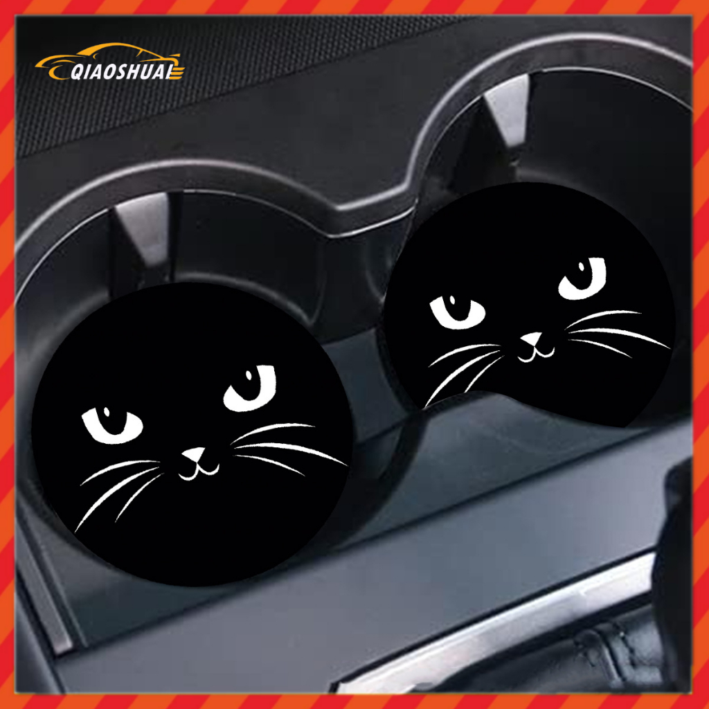 1 Pcs Criatividade Do Carro Porta-Copos De Gato Personalidade Copo De Água Almofada De Ranhura Modificação interior Deco