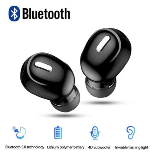 Mini Fone De Ouvido intrauricular Sem Fio Com Bluetooth 5.0 x9/Mãos Estéreo Fone Sem Fio Bluetooth