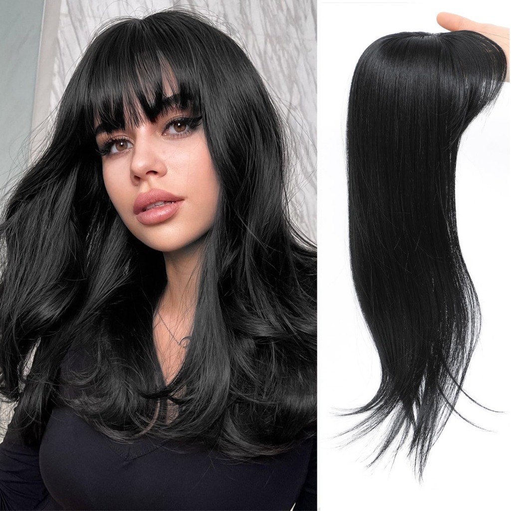 Topper De Cabelo Com Franja Toppers Para Mulheres Queda