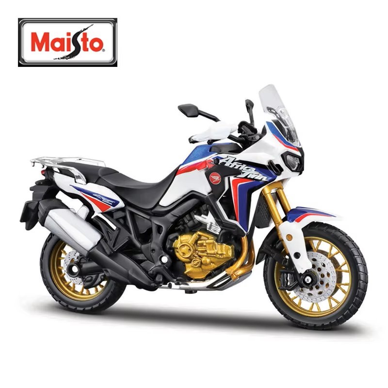 Maisto 1: 18 Honda Africa Twin Dct Estática Die Cast Ve Culos Colecionation Moto Modelo Brinquedos em Oferta na Shopee