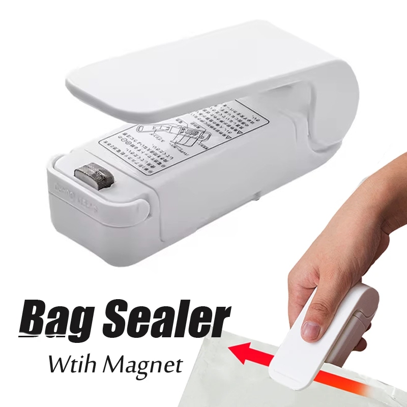 Mini Selador De Saco Térmico Portátil Máquina Seladora De Pacote De Lanche