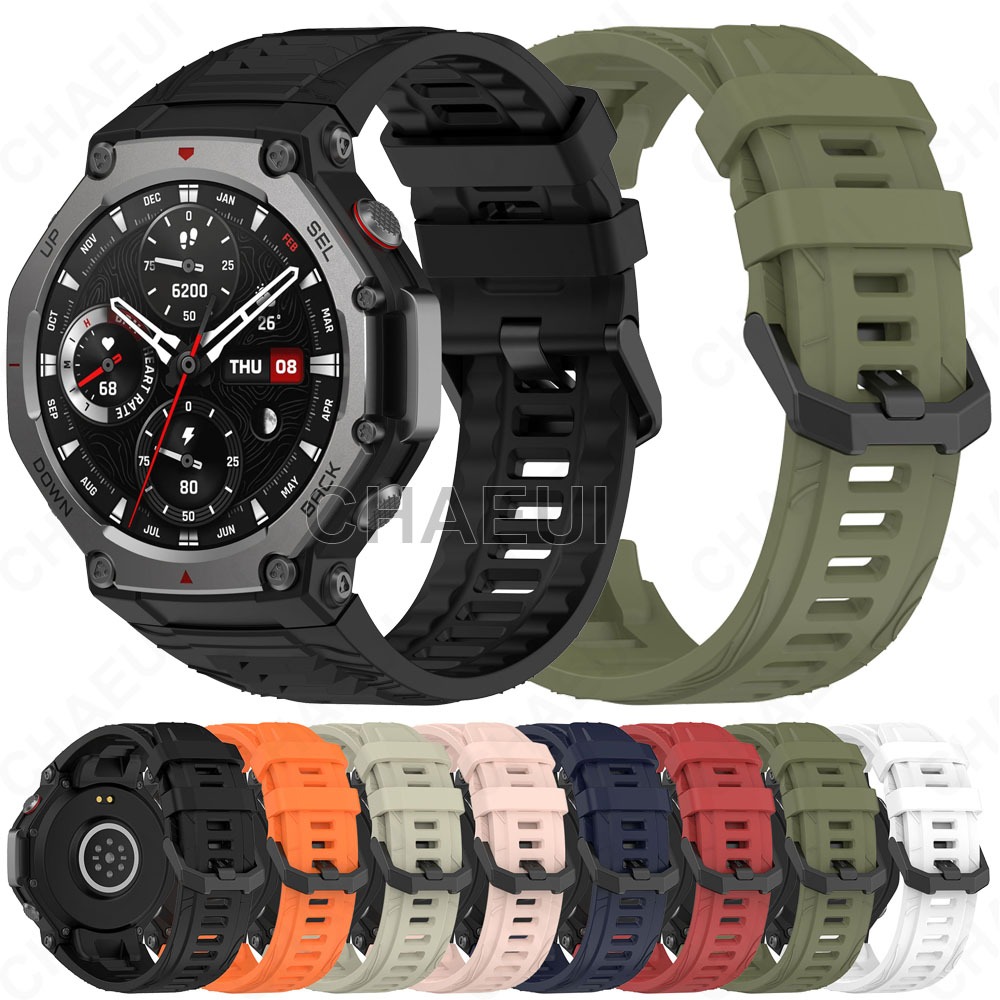 Acessórios Duráveis Da Pulseira Do Silicone Para Amazfit T-REX 3