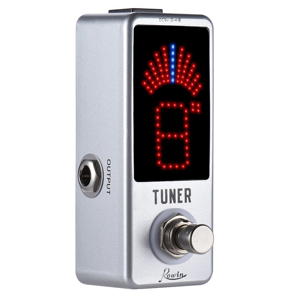 Pedal Afinador De Guitarra Rowin LT-910 Pedais De Cromático De Alta Precisão