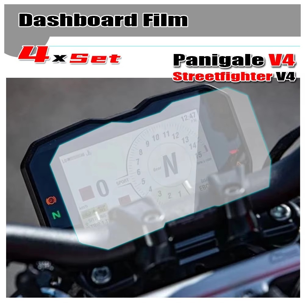 DUCATI PANIGALEV4 Street Fighter V4 2018-2022 Filme De Proteção De Tela Contra Arranhões Para Motocicleta