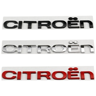 Novo 3D Metal Citroen Carta Logotipo Auto Carro Traseiro Tronco Emblema Adesivo Decalque Substituição Para em Oferta na Shopee