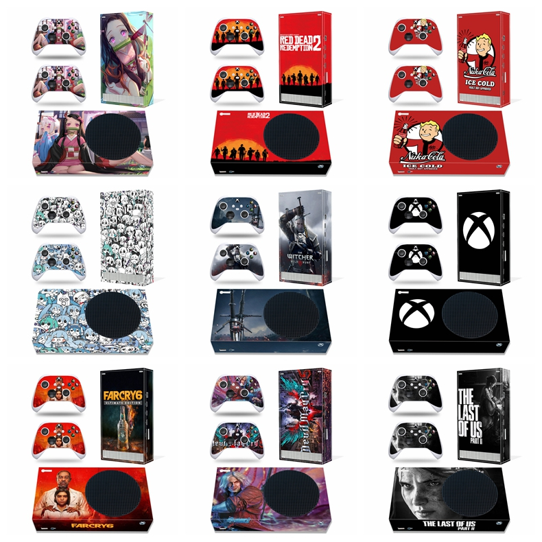 Adesivo De Pele De 93 Cores Compatível Com Decalque De Vinil Microsoft Xbox Series S Pretty Pattern Conjunto Completo De