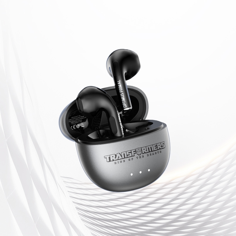 Transformers TF T65 Fones De Ouvido Bluetooth Sem Fio Som Surround De 360 Graus