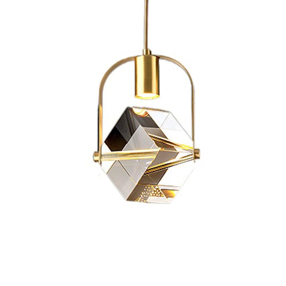 Lustre Moderno E Simples De Linha Longa Com Holofote , Luminária Pendente De Cristal De Ferro De Luxo Leve , Teto , Quar