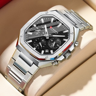 Relógios Masculinos CURREN Marca Original Cronógrafo Luminoso À Prova Dwaterproof Água Aço Inoxidável Quartzo Negócios L em Oferta na Shopee