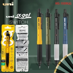 Novo Lápis Mecânico Uni M5-1009GG Alpha-Gel Switch , Hold & Kuru Toga Automático 0.5mm Macio