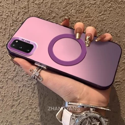 Capa Para Samsung S20 FE S20 S20 Plus S20 Ultra Silicone material Fosco TPU De Telefone Estética Novo design De Anel De
