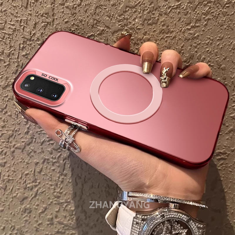 Capa Para Samsung S20 FE S20 S20 Plus S20 Ultra Silicone material Fosco TPU De Telefone Estética Novo design De Anel De