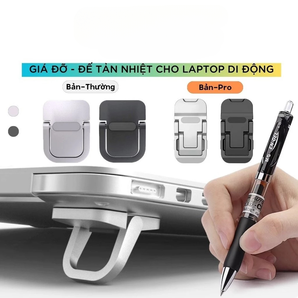 2 Pçs Ajustável Dobrável Portátil Suporte Mini Pernas Ultra-Fino Para Macbook No