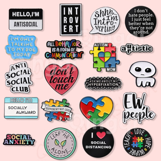 Quebra-Cabeça De Conscientização Do Autismo Broches Redondos De Esmalte De Liga De Metal Broche Autista Crachás De Lapela Alfinetes De Saúde Mental Jóias Presentes em Oferta na Shopee