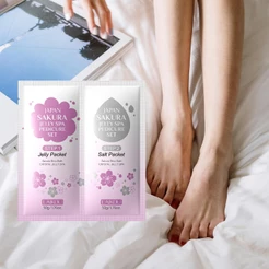 LAIKOU Japão Sakura Geléia Spa Pedicure Conjunto Para Pés Pele Lisa Hidratante O Brilho Da 50g + 50g