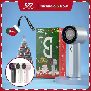 GOOJODOQ Ventilador Portátil De Alta Velocidade Operação Silenciosa Velocidades Ajustáveis Bateria Do Visor LED em Oferta na Shopee