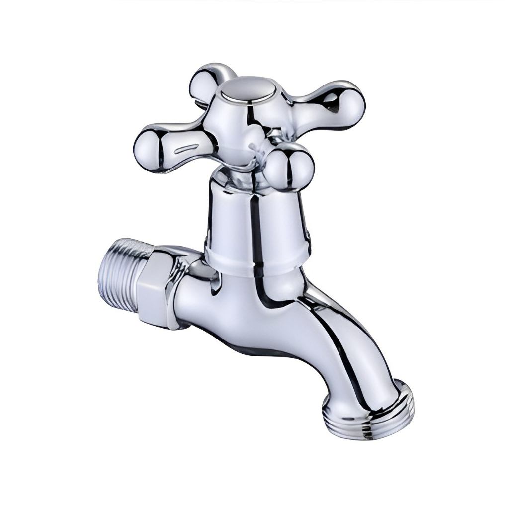 Torneira De Tanque Para Jardim , Máquina De Lavar ABS Cromado Montado Na Parede em Oferta na Shopee