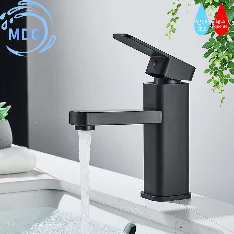 Cozinha torneira lavatório banheiro de luxo liga preta em Oferta na Shopee