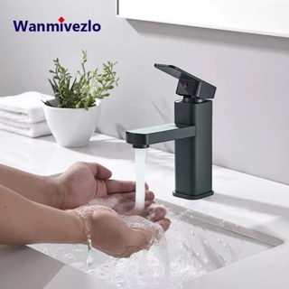 Torneira Preta Para Pia De Banheiro , Misturadora De Água Quente E Fria , Instalação De Mesa em Oferta na Shopee