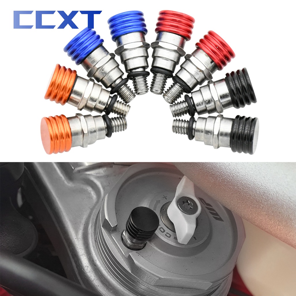 Válvulas Sangradoras De Ar De Garfo De Alumínio M4x0.7 Para KTM 85-501cc SX SXF XC XCF XCW XCFW EXC EXCF Husqvarna TC FC