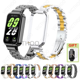 Acessórios de banda de substituição de alça de metal para Xiaomi Smart Band 9 8 Active / Redmi Smart Band 3 2 em Oferta na Shopee