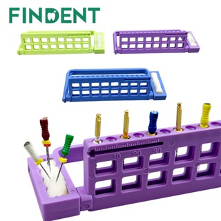 1 Pçs Plástico 16 Furos Dental Endodôntico Arquivo Brocas Bloco De Desinfecção Rack Titula...