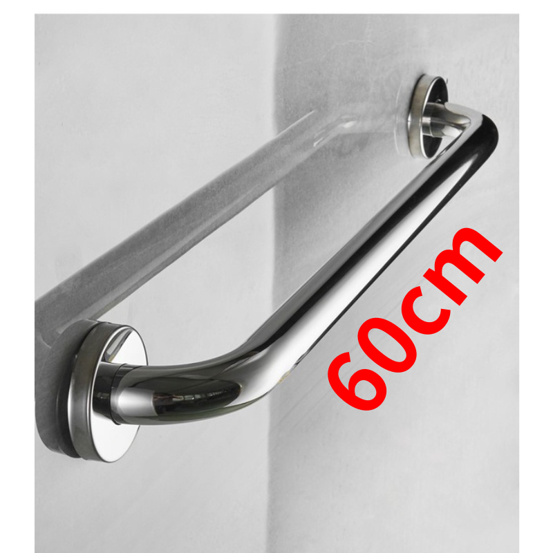 60 cm Alça de Apoio Banheiro Barra Inox 60cm Cadeirante Idoso Deficiente Acessibilidade