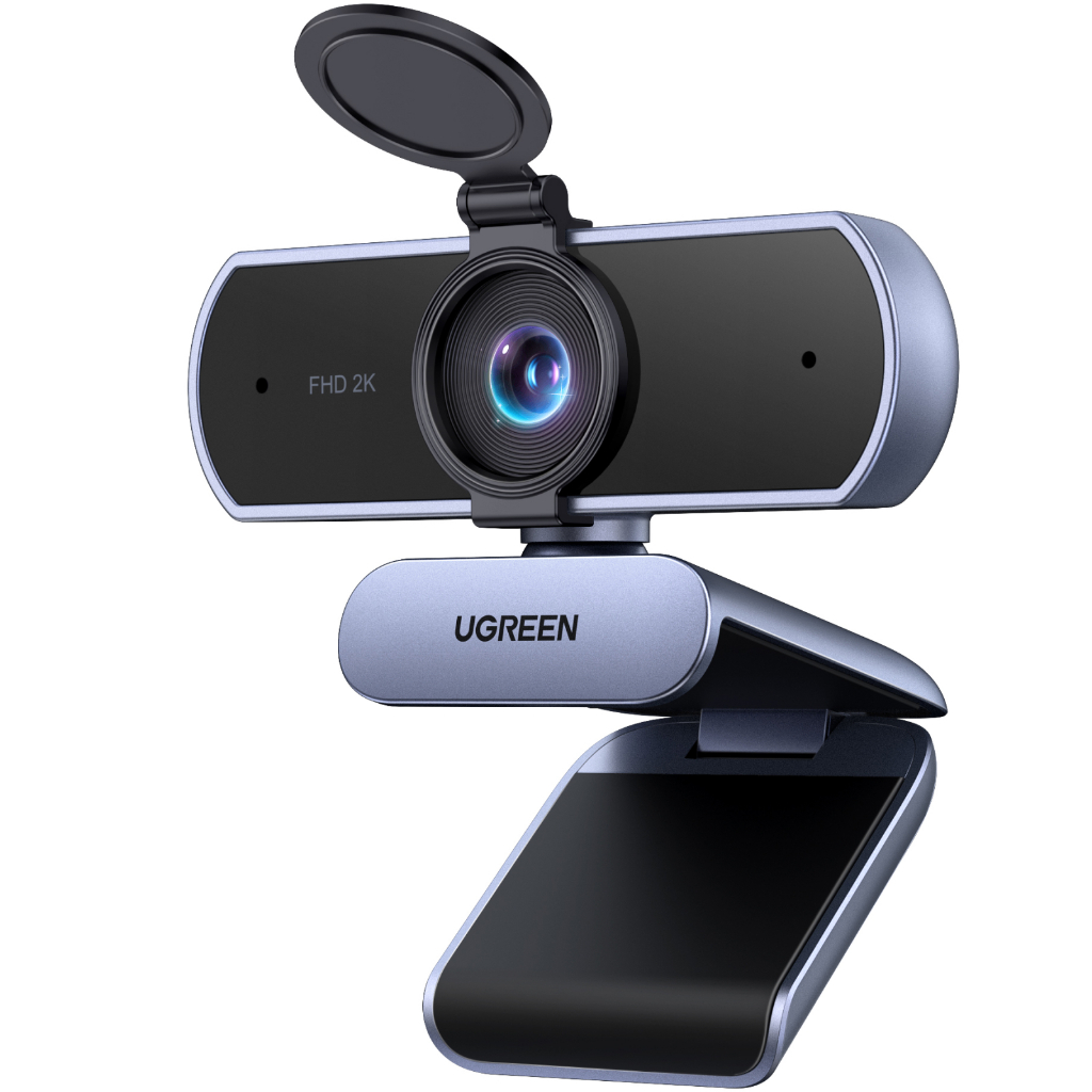 UGREEN USB webcam 2K HD Mini Para Computador Portátil Câmera Web Microfones Duplos Youtube Zoom Chamada De Vídeo 2K em Oferta na Shopee