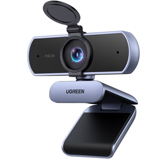 UGREEN USB webcam 2K HD Mini Para Computador Portátil Câmera Web Microfones Duplos Youtube Zoom Chamada De Vídeo 2K em Oferta na Shopee