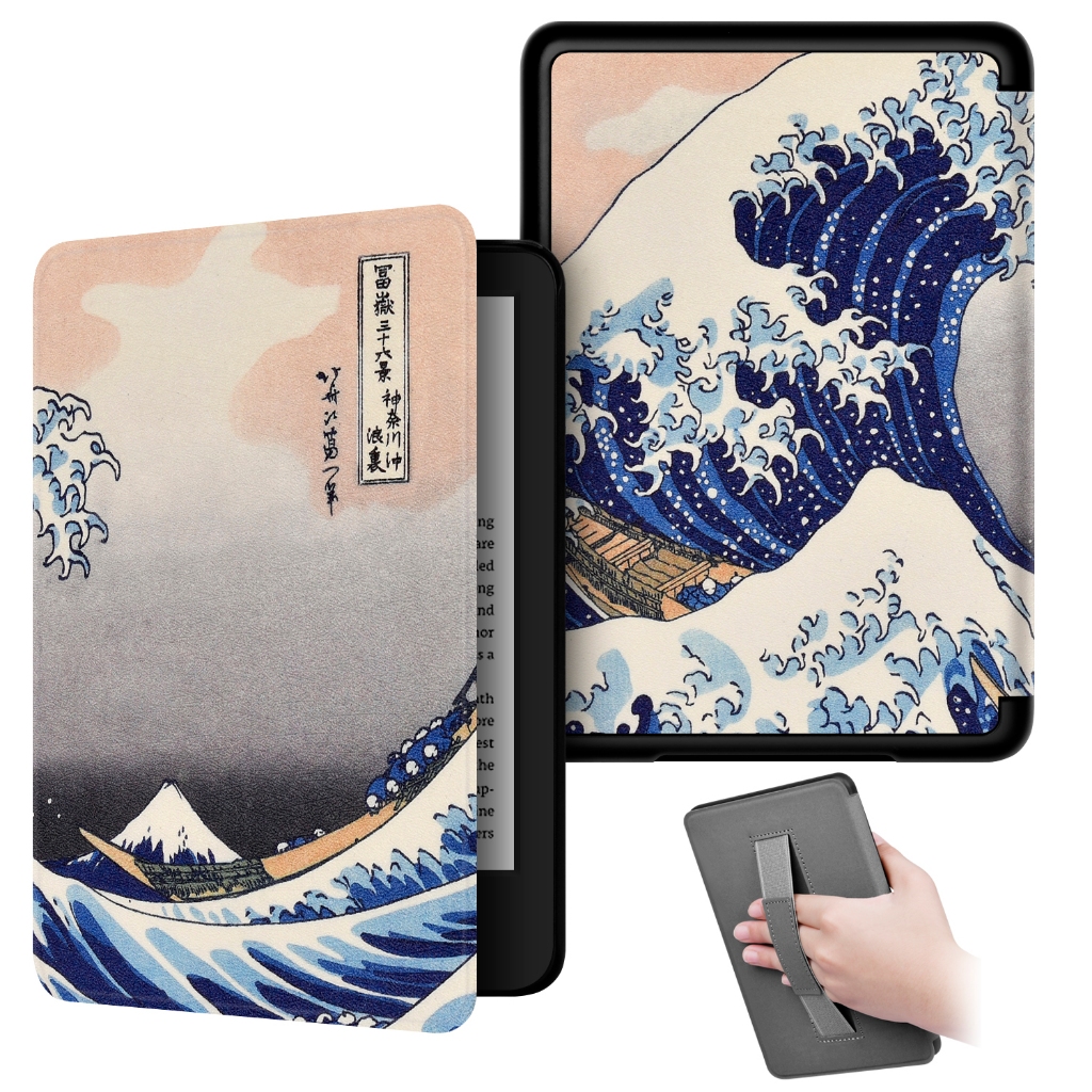 Estojo Inteligente Slimshell Com Alça De Mão Para Kindle Paperwhite 10 PQ94WIF 2018 Lançado Couro De Capa Magnética