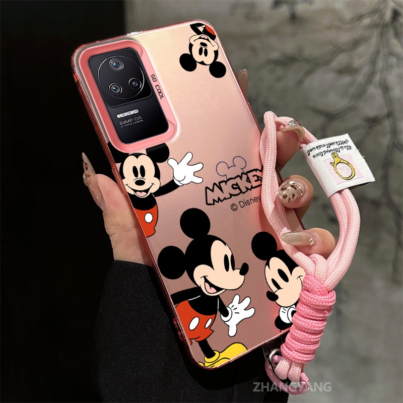 Capa Para POCO F4 Silicone material Fosco TPU anti Queda Caso De Telefone Estético Dos Desenhos Animados Bonito Padrão M em Oferta na Shopee