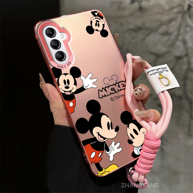Capa Para Samsung A25 5G A35 5G A55 5G Silicone material Fosco TPU De Telefone anti-Queda Estética Desenho Animado Padrã
