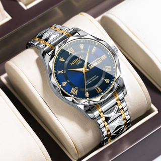 Relógio Masculino De Luxo original NIBOSI , Calendário casual , De Quartzo À Prova D'água em Oferta na Shopee