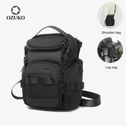 OZUKO Drop Leg Bolsa Multi Bolsos Outdoor Motorcycle Ride Cintura Impermeável Bolsas