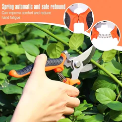 Tesoura Poda Super Afiada - Jardinagem Profissional Tesoura de Poda-Conforto Precisão e Durabilidade