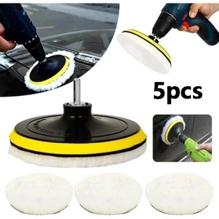 [5/7/8/11 Peças] Kit Polimento Adaptador+ Disco Furadeira Pastilhas Polimento