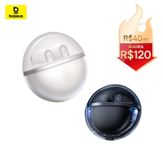 Baseus Bowie E5 Bluetooth 5.3 True Wireless Fones De Ouvido Translúcidos Desenho De Caixa Translúcida em Oferta na Shopee
