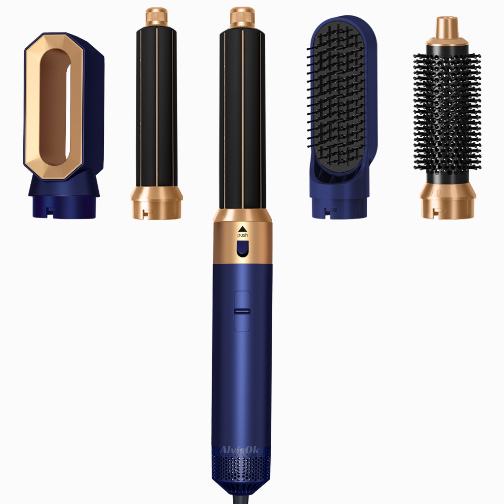 Escova Modeladora 5 em 1 Escova Secadora 30mm Modelador de Cachos Automatico Escova Secadora e Alisadora