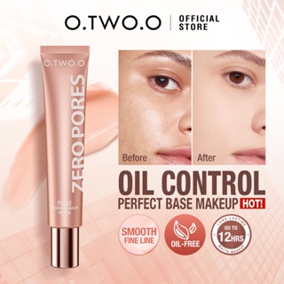 O.TWO.O Base De Maquiagem Hidratante Facial Poro Invisível Foco Suave Controle De Óleo De Longa Duração Brighten Smooth em Oferta na Shopee