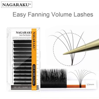 Nagaraku Extensões De Cílios Flora De Comprimento Automático Fácil Pré-Bonded / Cílios Mega Volume em Oferta na Shopee