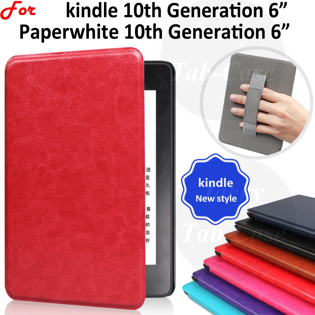 Capa Para kindle Paperwhite 10ª Geração 6" 2018 PQ94WIF 4 KPW4 Youth Lite Gen10 2019 J9G29R Caso Tampa Flip Hand Holde