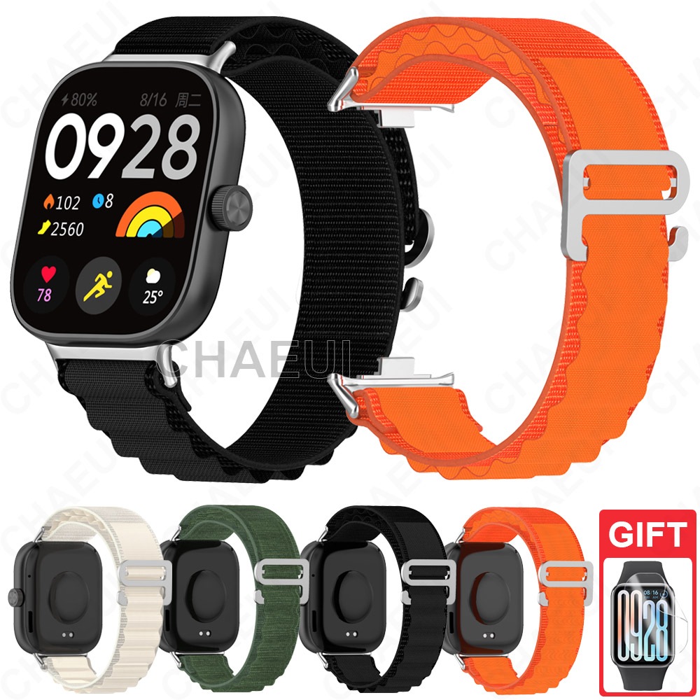 Acessórios De Substituição De Pulseira De Nylon Para Xiaomi Smart Band 9 Pro / Mi Band 8 Pro / Redmi Watch 4 5 6