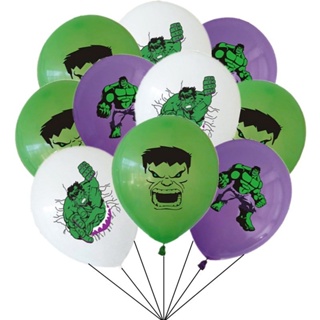 10 Pçs Vingadores Hulk Tema Balões De Látex Globos Ar Meninos Decorações De Festa De Aniversário Brinquedos Para Criança em Oferta na Shopee